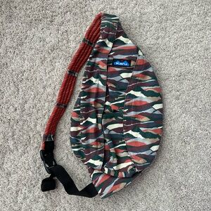 KAVU Multicolor Camouflage Sling Bag